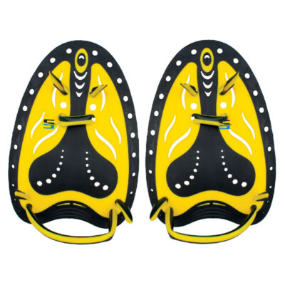 Palette nuoto SEAC Hand Paddle Pro nero giallo