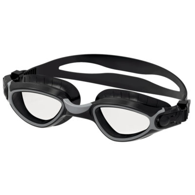 Occhialini da nuoto SEAC Axis nero argento con lenti trasparenti