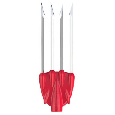 SEAC Killer fiocina nylon rossa a quattro punte lunghe