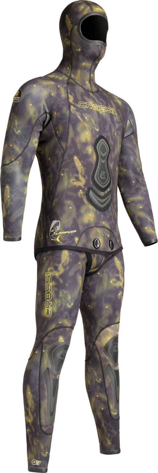 Cressi Lampuga muta uomo camou 5 mm giacca e pantalone