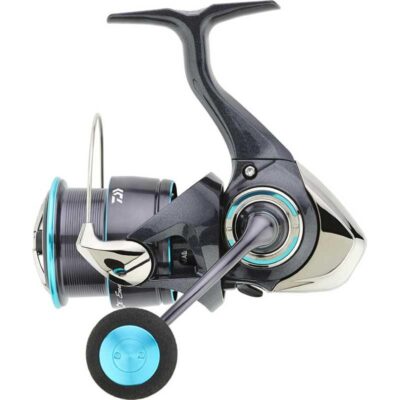 Mulinello Daiwa 23 Emeraldas E LT, vista laterale